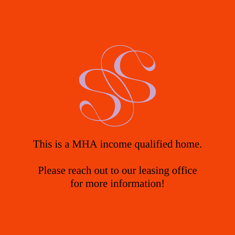 this is a mha income qualified home logo